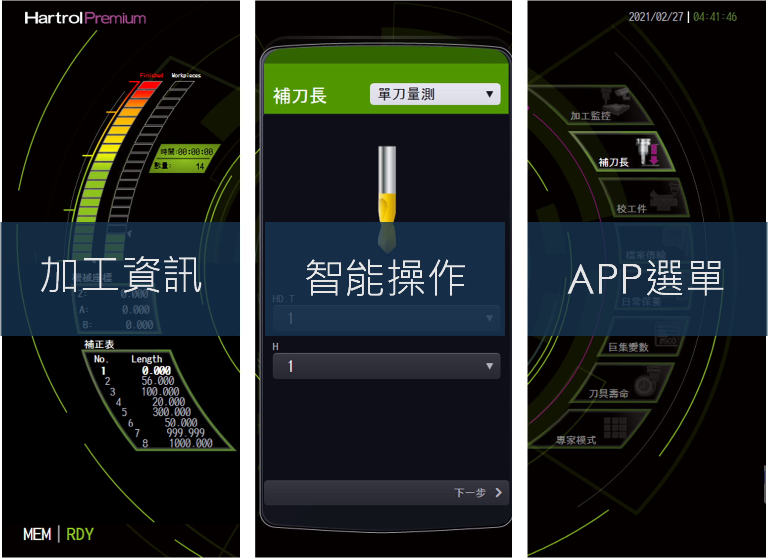 臺灣協(xié)鴻機床數(shù)控系統(tǒng)-Hartrol Premium 2021 全新自我畫面 正式登場!!